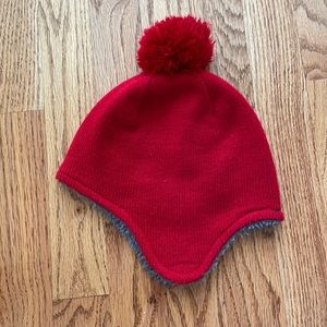 Primary Baby/Toddler Winter Hat in Red, Size: 12-24 Months